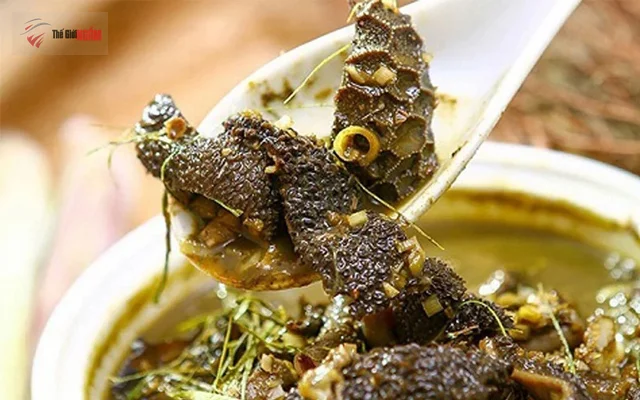 Nam pia món ăn đặc sản Tây Bắc làm từ phan non, hương vị độc đáo